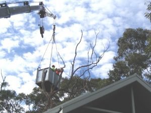 Overhanging roofline