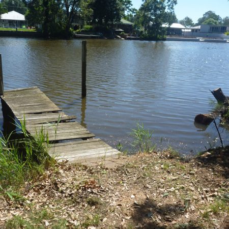 Pontoon cleared