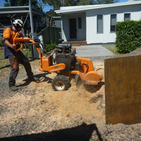 Using our hinged board to protect against flying debris