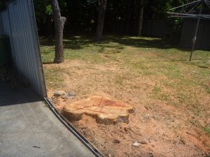 Down to ground level
